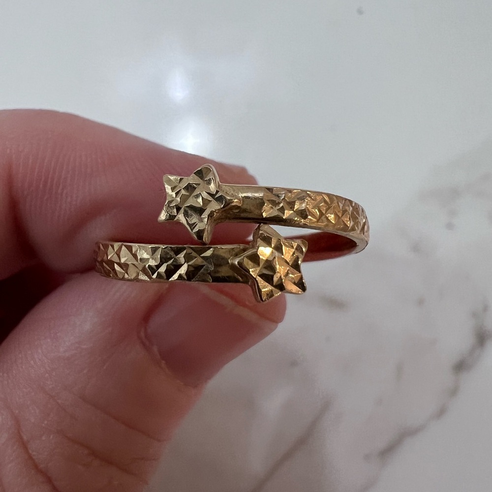 14k Star Ring - image 2